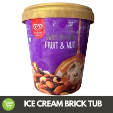 KWALITY WALLS ICE CREAM TUB FRUIT & NUT